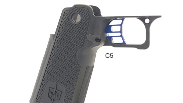 MAC / Tisas DS Grip ST Trigger - Curved Blue - Image 9