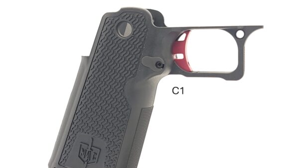 MAC / Tisas DS Grip ST Trigger - Curved Red - Image 5
