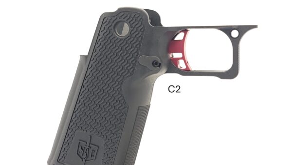 MAC / Tisas DS Grip ST Trigger - Curved Red - Image 6