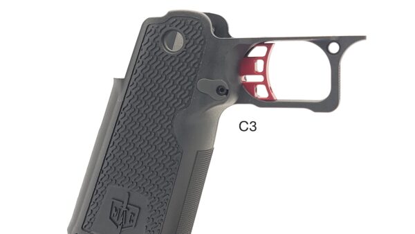 MAC / Tisas DS Grip ST Trigger - Curved Red - Image 7