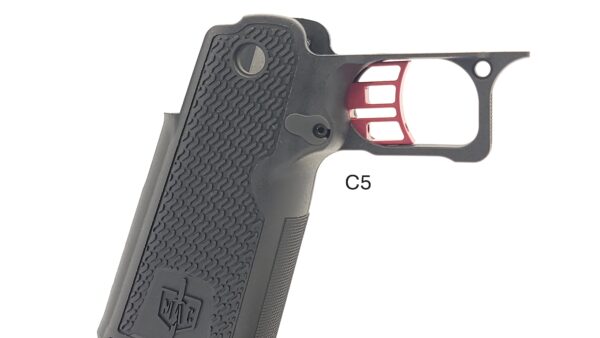 MAC / Tisas DS Grip ST Trigger - Curved Red - Image 9