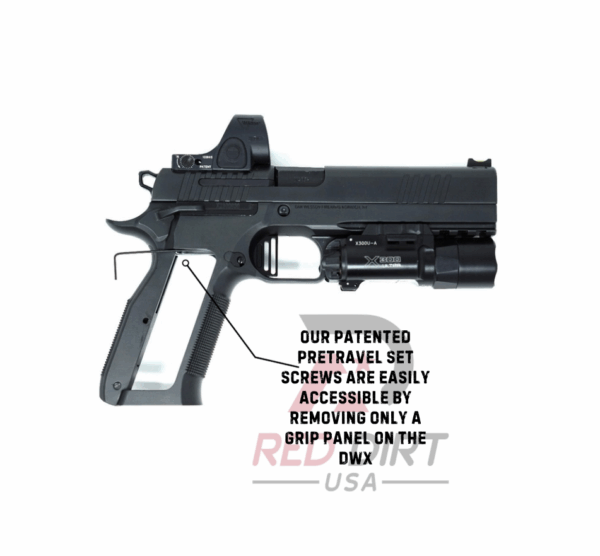 Dan Wesson DWX Full Size ST Trigger - Flat Black - Image 2