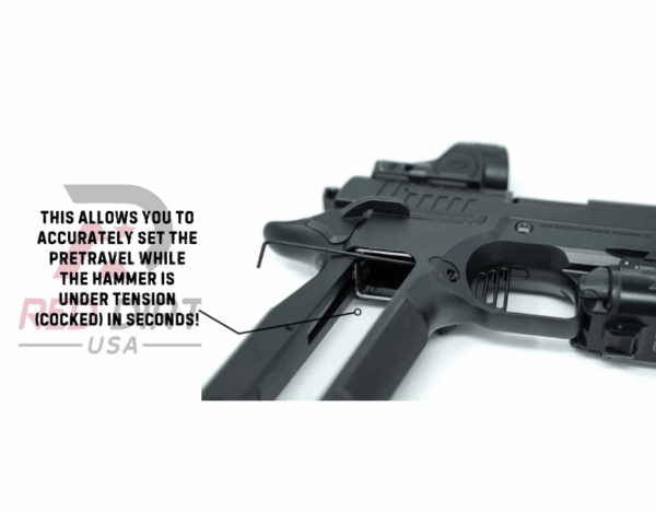 Dan Wesson DWX Full Size ST Trigger - Flat Black - Image 3