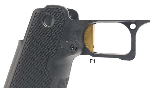 MAC / Tisas DS Grip ST Trigger - Exclusive Flat Gold - Image 5