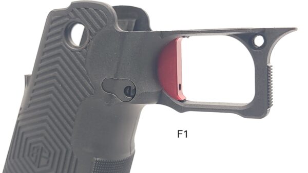 Alpha Foxtrot Romulus DS Grip ST Trigger - DSC Solid Red