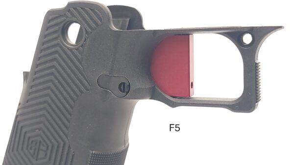 Alpha Foxtrot Romulus DS Grip ST Trigger - DSC Solid Red