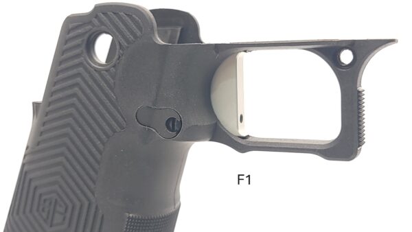 Alpha Foxtrot Romulus DS Grip ST Trigger - DSC Solid Silver